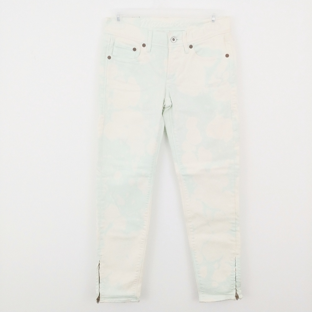 Madewell Acid Tie Dye Skinny Ankle Jeans